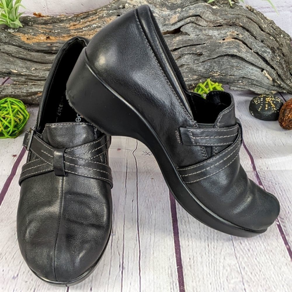 ABEO 24/7 JILL Black Slip Resistant Professional Clog